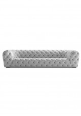 Lucy Buttoned Sofa Four Seater
